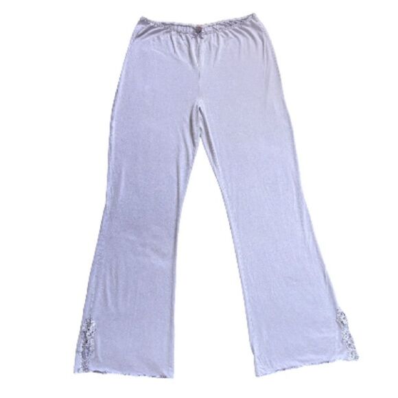 Victoria’s Secret Lilac Lace Hem Loungewear Pants - Picture 1 of 7